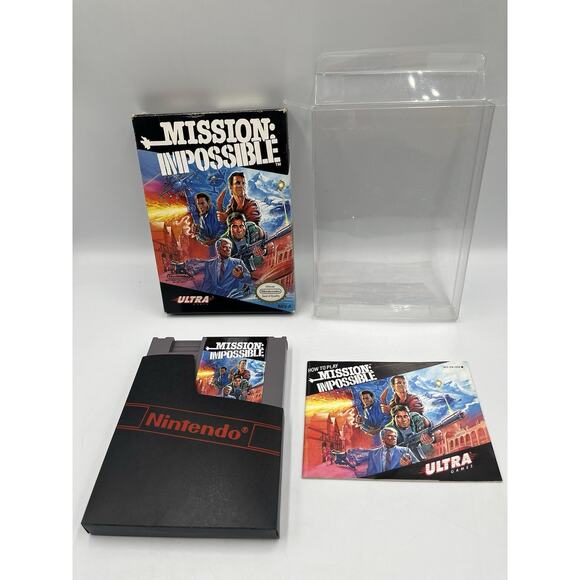 Mission Impossible NES Nintendo Complete CIB Great Condition! NICE! - Picture 2 of 11